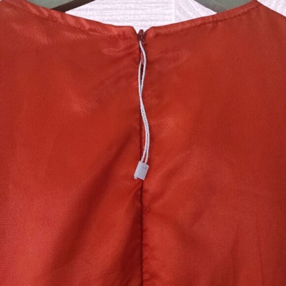 GirlsâRedâDress withâFauxâPearlsâ-âNWOT - Picture 6 of 6